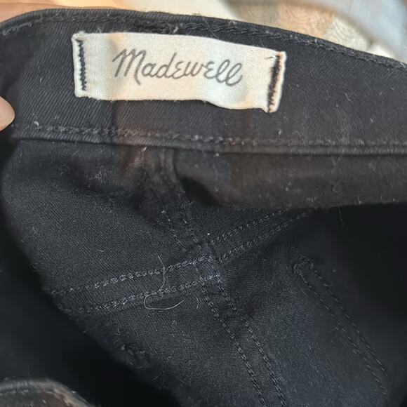 Madewell 9" High-Rise Skinny Jeans in Black Size 28 - Picture 5 of 7